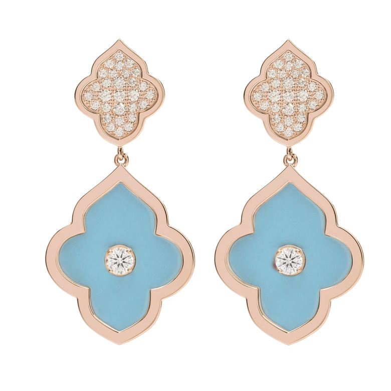 LUCE COLOUR EARRINGS, MEDIUM MODEL