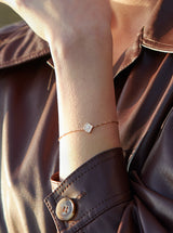 Luce - 1 Diamond Rose Gold Bracelet