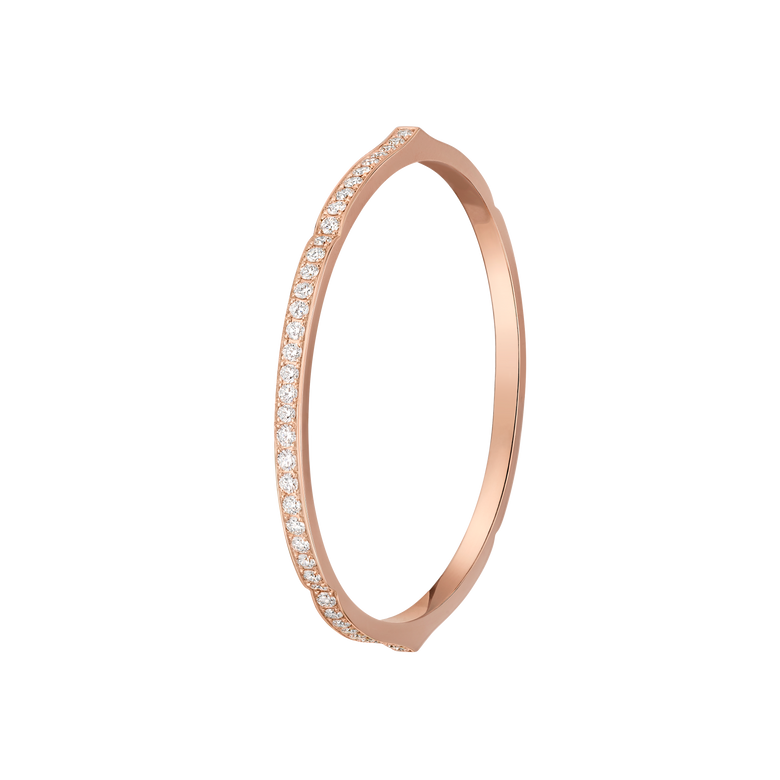 Aura - Bracelet Or Rose Diamants
