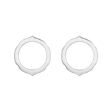 Aura - White Gold Earrings Small Model