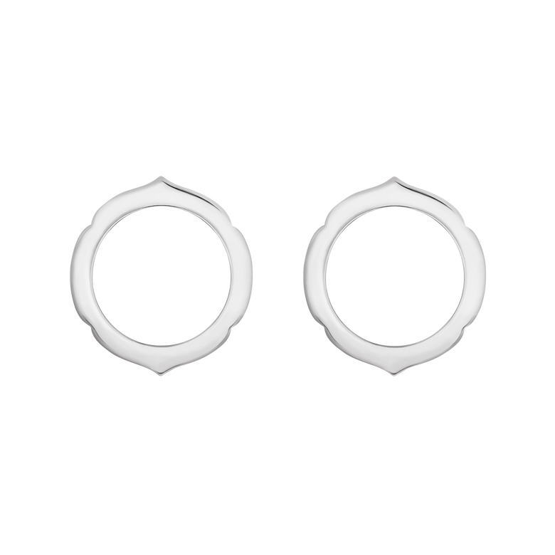 Aura - White Gold Earrings Small Model