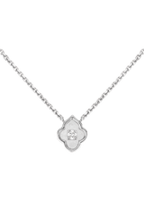 Luce - 1 Diamond White Gold Pendant