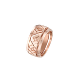 Grafik - Bague Or Blanc Petit Modèle