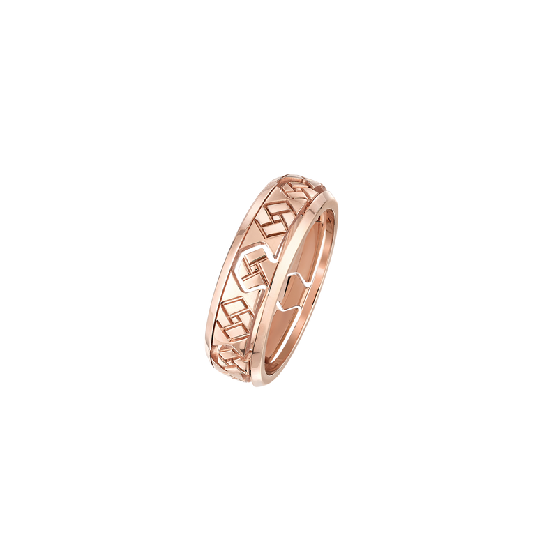 Grafik - Bague Or Rose Xs