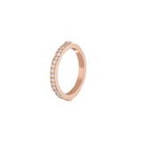Aura - Bague Or Rose et Diamants