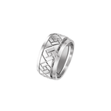 Grafik - Bague Or Blanc Petit Modèle