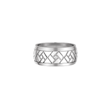 Grafik - Bague Or Blanc Petit Modèle