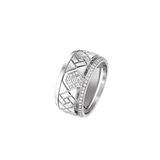 Grafik - White Gold and Diamond Ring Small Model