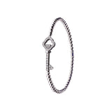The Key - Rose Gold and Diamond Stretch Bracelet