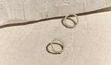 Aura - White Gold Diamond Earrings Small Model
