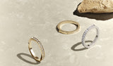 Aura - Bague Or Rose et Diamants