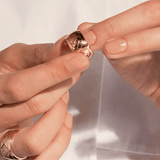 Grafik - White Gold and Diamond Ring Large Model
