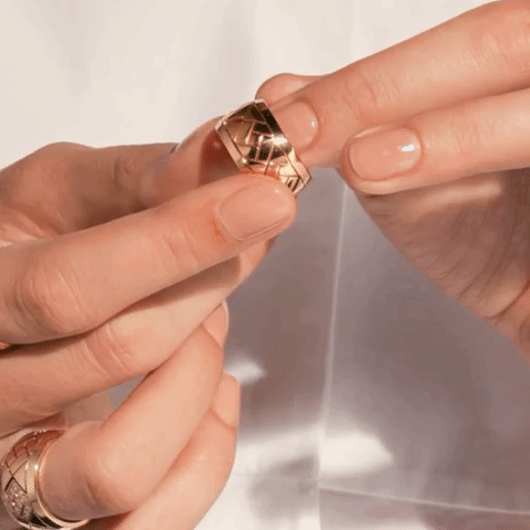 Grafik - Bague Or Rose Xs