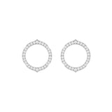 Aura - White Gold Diamond Earrings Small Model