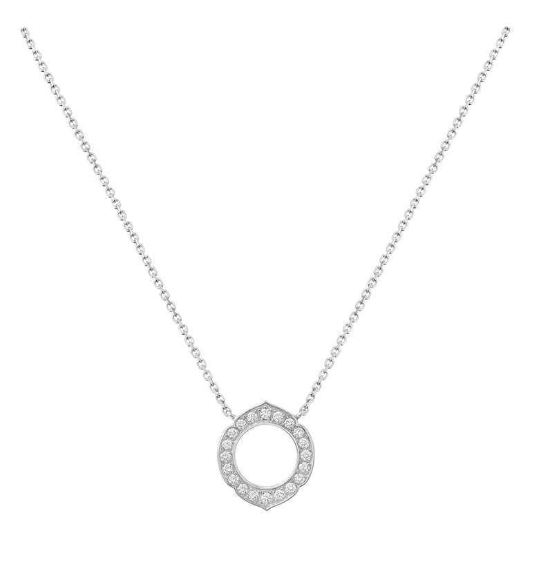 Aura - White Gold Diamond Pendant