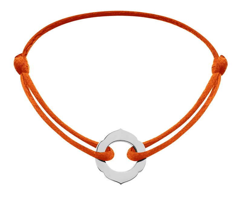 Aura White Gold Cord Bracelet choose your colour cords