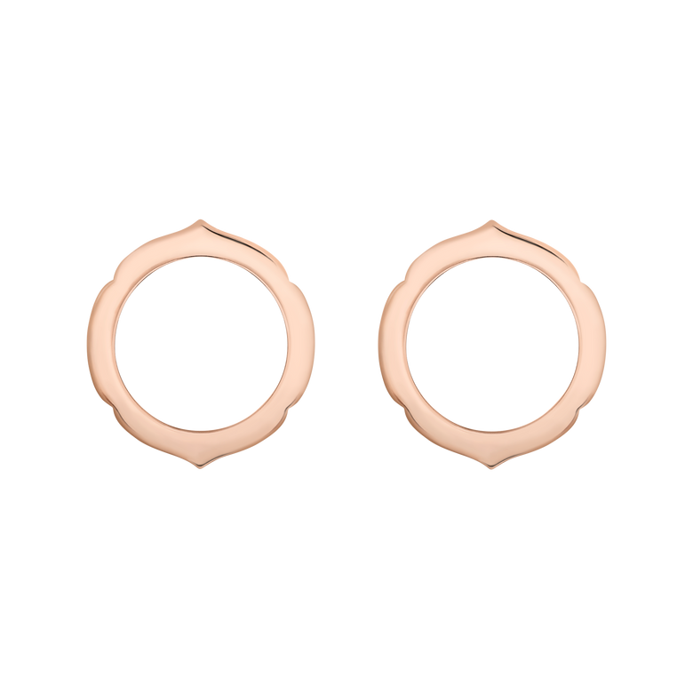 Aura - Rose Gold Earrings Small Model
