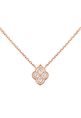Luce - 4 Diamond Rose Gold Pendant