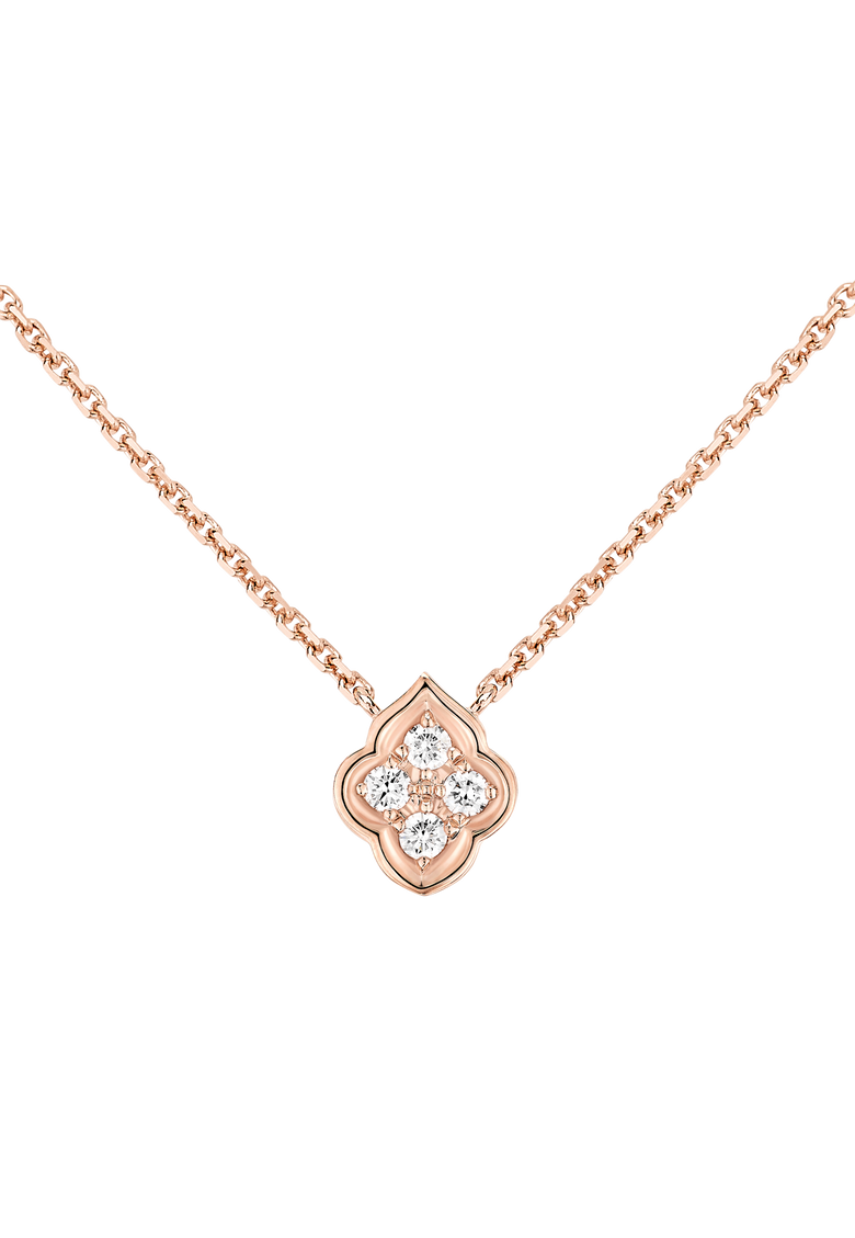 Luce - 4 Diamond White Gold Pendant