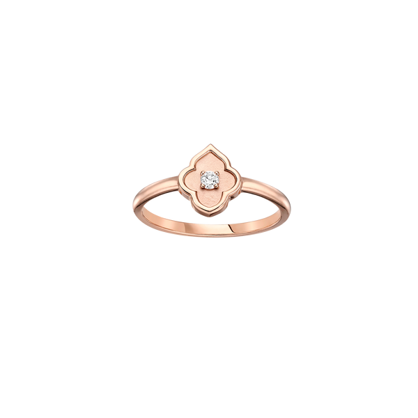 Luce - 1 Diamond Rose Gold Ring
