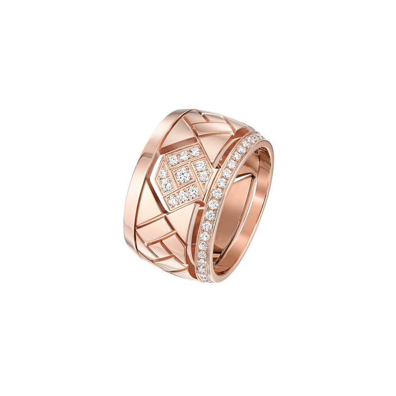 Grafik - Rose Gold and Diamond Ring Large Model