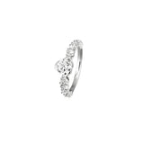 I Do - White Gold Solitaire 0.70ct with Diamond Setting