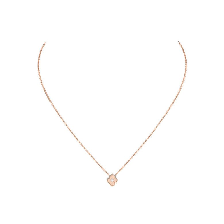 Luce - 1 Diamond White Gold Pendant