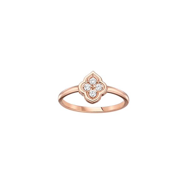 Luce - 4 Diamond White Gold Ring