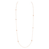Luce - Rose Gold and Diamond Long Necklace
